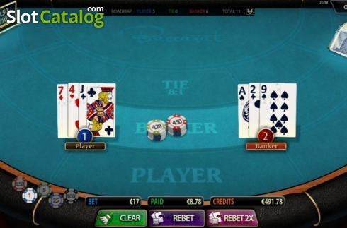 Скрин3. Baccarat (MultiSlot) слот