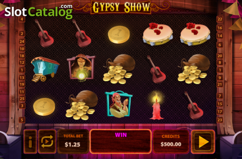 Скрин2. Gypsy Show слот