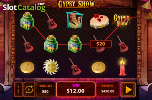 Скрин3. Gypsy Show слот