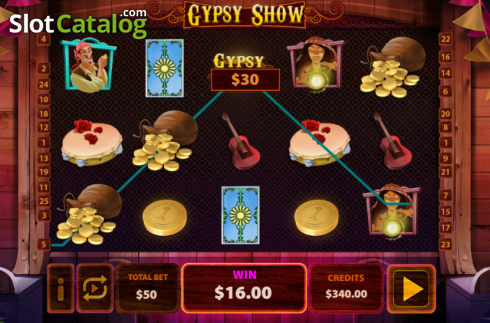 Скрин5. Gypsy Show слот
