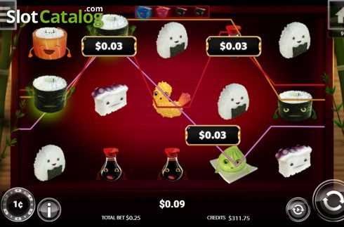 Скрин4. Sushi Masters слот