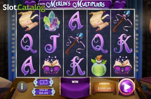 Скрин2. Merlins Multipliers слот