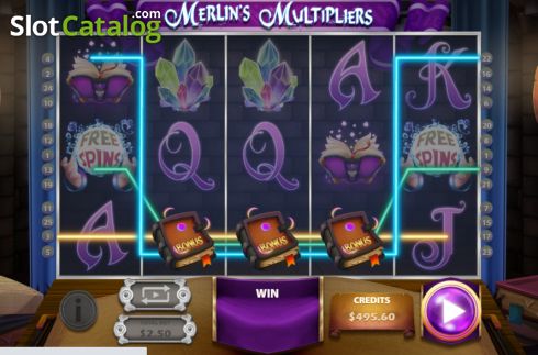 Скрин4. Merlins Multipliers слот