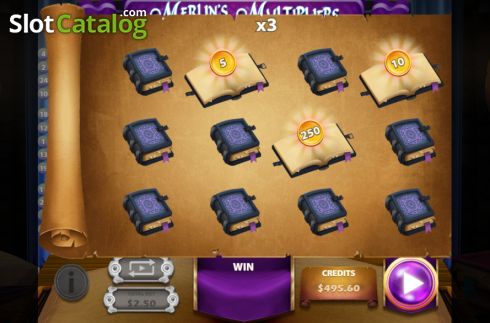 Скрин8. Merlins Multipliers слот