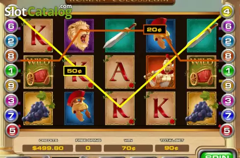 Скрин3. Roman Colosseum (MultiSlot) слот