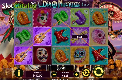 Скрин3. Dia de los Muertos (MultiSlot) слот