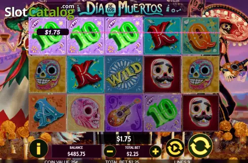 Скрин4. Dia de los Muertos (MultiSlot) слот