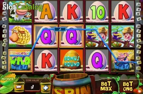 Скрин4. Barnyard Bucks Slots слот