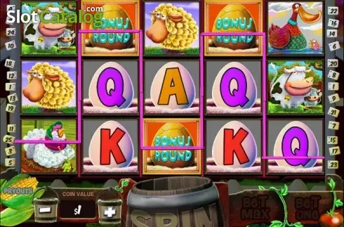 Скрин5. Barnyard Bucks Slots слот