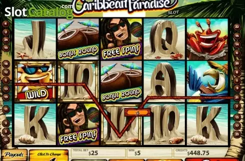 Скрин4. Caribbean Paradise слот