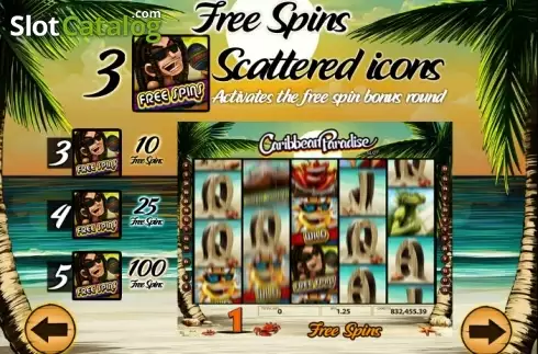 Скрин9. Caribbean Paradise слот