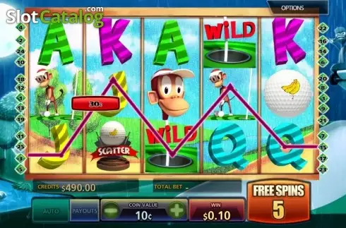 Скрин6. Golf n Monkeys слот
