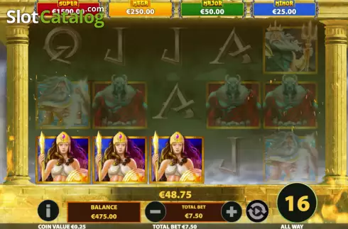 Скрин4. Temple of the Gods (MultiSlot) слот