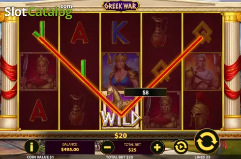Скрин3. Greek War слот
