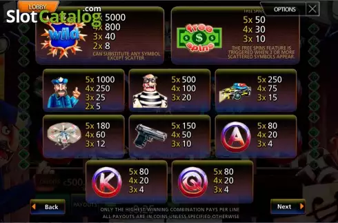 Скрин2. Bank Robbery (MultiSlot) слот