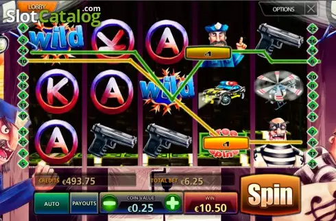 Скрин5. Bank Robbery (MultiSlot) слот