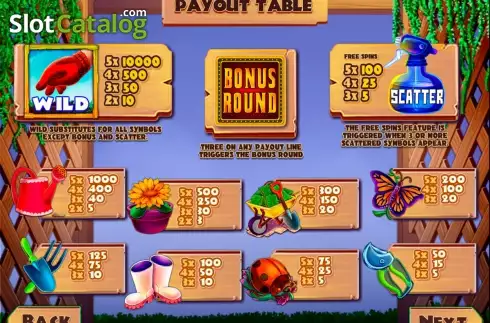 Скрин2. Cash Garden слот