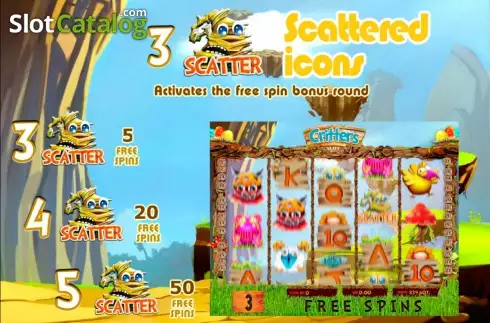 Скрин3. Critters слот