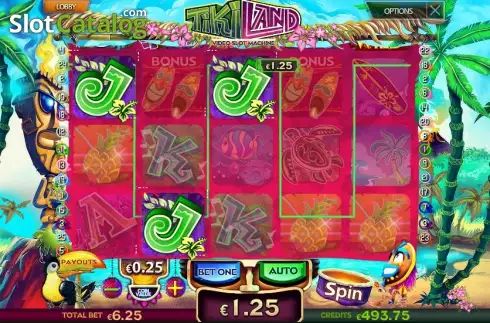 Скрин3. Tiki Land слот