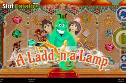 A Ladd 'n a Lamp логотип