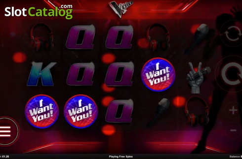 Скрин2. The Voice UK Slot слот