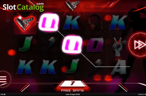 Скрин4. The Voice UK Slot слот