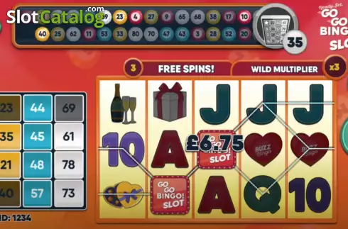 Скрин4. Go Go Bingo (Mutuel Play) слот