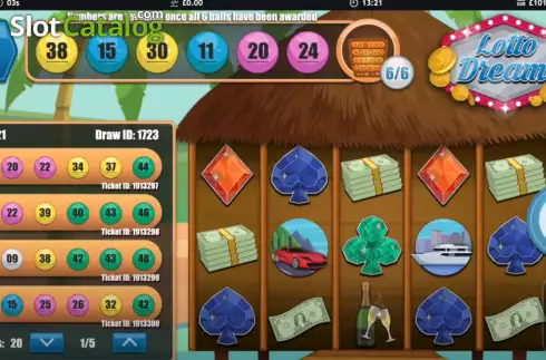 Скрин2. Lotto Dream слот