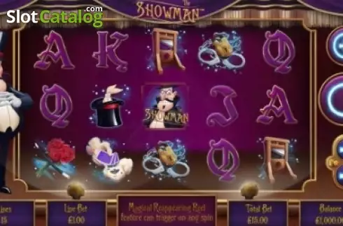Скрин3. The Showman слот