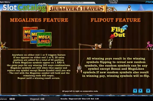 Скрин8. Gulliver's Travels слот