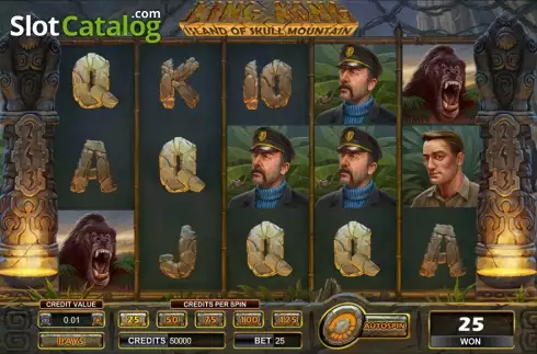 Скрин4. King Kong: Island of Skull Mountain слот