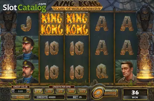 Скрин5. King Kong: Island of Skull Mountain слот