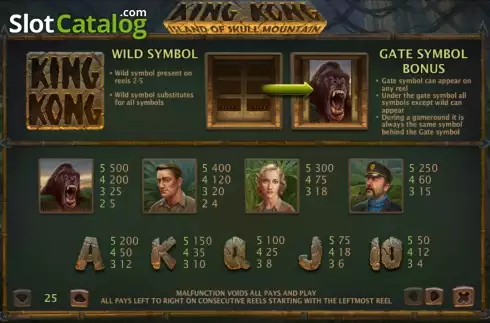 Скрин6. King Kong: Island of Skull Mountain слот