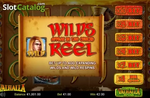 Скрин4. Valhalla (Betdigital) слот