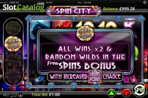 Скрин6. Free Spin City слот