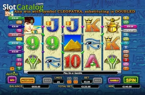 Скрин4. Queen of Nile II слот