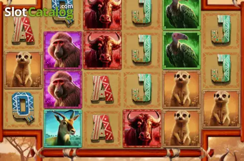 Скрин2. Mega Wild Safari слот