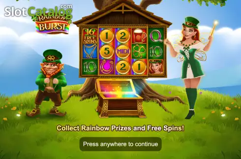 Скрин2. Rainbow Burst слот