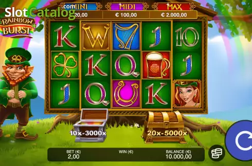 Скрин3. Rainbow Burst слот