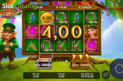 Скрин4. Rainbow Burst слот