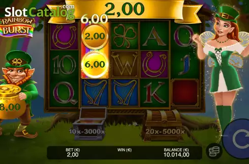Скрин5. Rainbow Burst слот