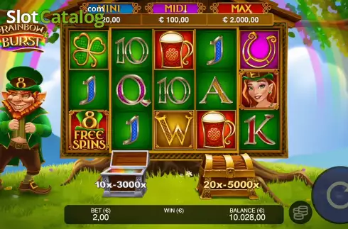 Скрин6. Rainbow Burst слот