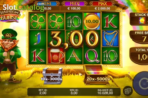 Скрин8. Rainbow Burst слот