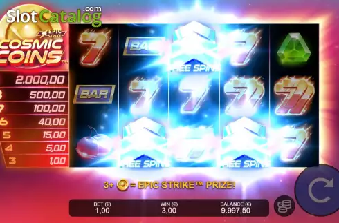 Скрин7. Cosmic Coins слот