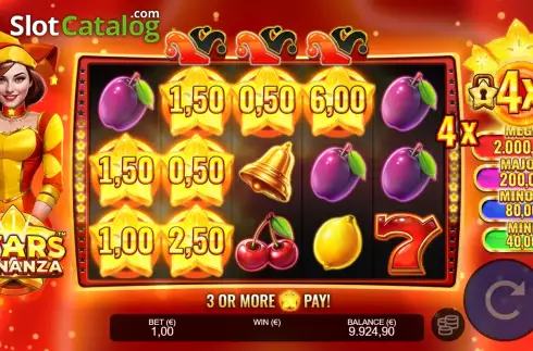 Скрин9. Stars Bonanza слот