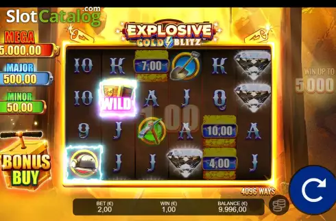 Скрин3. Explosive Gold Blitz слот