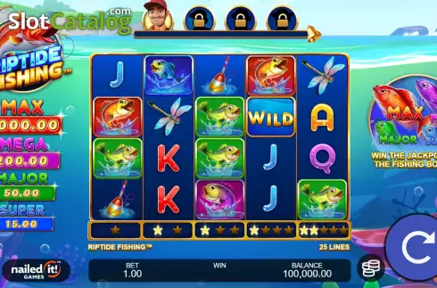 Скрин2. Riptide Fishing слот