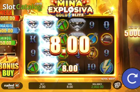 Скрин3. Mina Explosiva Gold Blitz слот