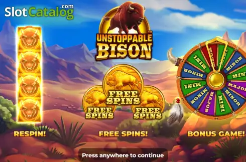 Скрин2. Unstoppable Bison слот
