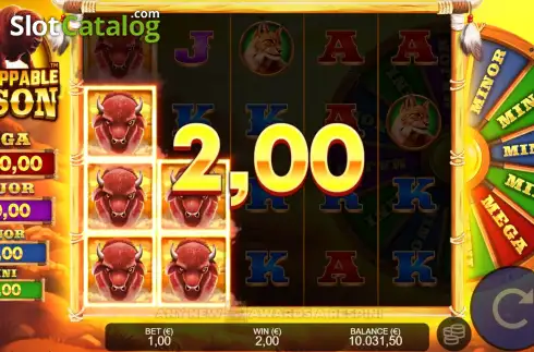 Скрин5. Unstoppable Bison слот